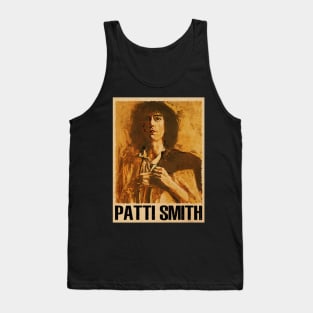 Rebel Spirit Patti Smith's Iconic Moments Tank Top
